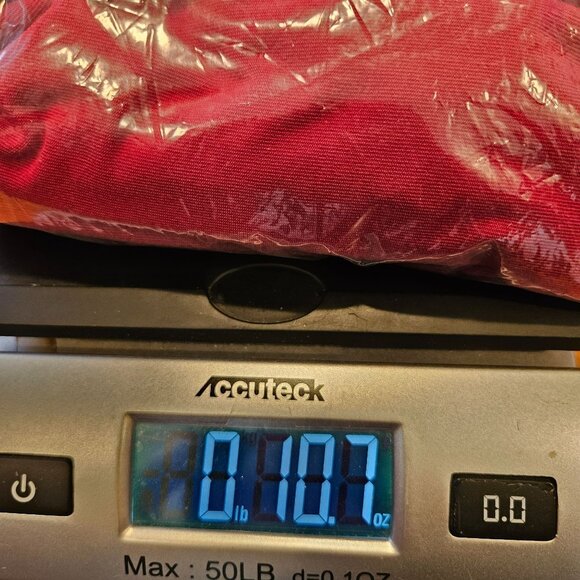 Nike Golf Polo Shirt Mens L Red Black color block Dri-Fit office athletic golf - Picture 12 of 12